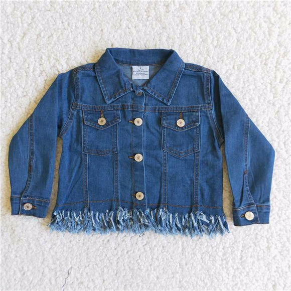 Tassels Girls Denim Jacket