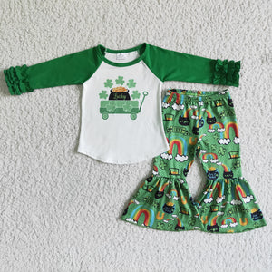 Green Clover Girls St. Patrick's Day Outfits