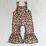 Leopard Print Girls Jumpsuit