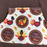 Promotional Turkey Brown White Hoodie Sets Boys Thanksgiving Outfits