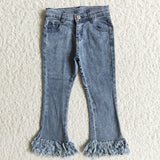 Tassels Skinny Girls Jeans Pants