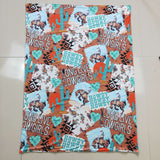 Howdy Cowgirls Aztec Sky Blue Blankets