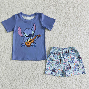 Promotional Cartoon Boys Shorts Sets