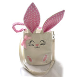 Pink Bunny Kids Easter Bucket Bag