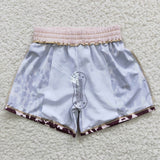 Cowhide Beige Boys Swimming Trunks