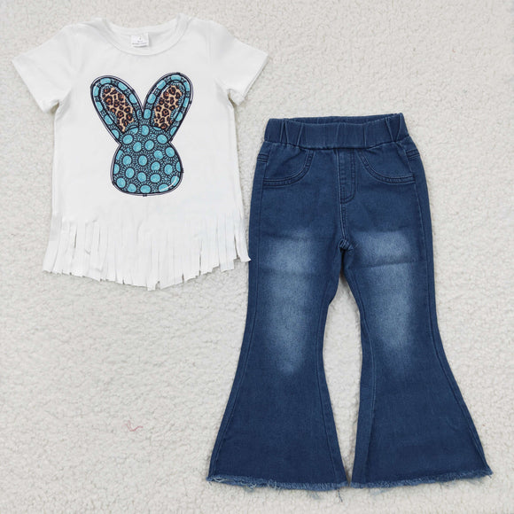 Gem Bunny Jeans Girls Easter Outfits