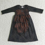 Black Lace 3pcs Orange Girls Halloween Bummies