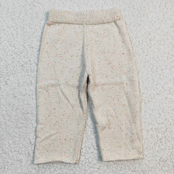 Apricot Woollen Kids Pants