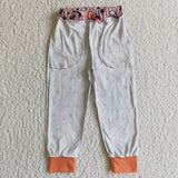 Ghost Orange Halloween Pants