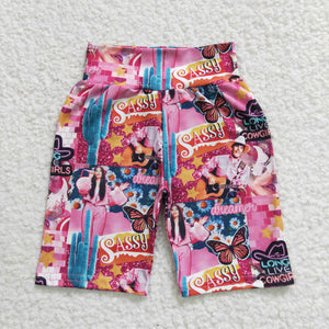 Sassy Dream Pink Girls Cycling Shorts