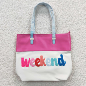 Weekend Leather Square Shoulder bag