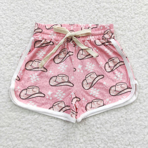 Hat Aztec Pink Milk Silk Girls Shorts