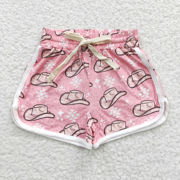 Hat Aztec Pink Milk Silk Girls Shorts