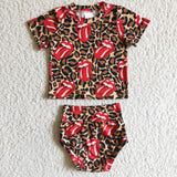 Promotional Cartoon Leopard Print Bummies Sets