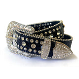 Diamond Black Kids Belt