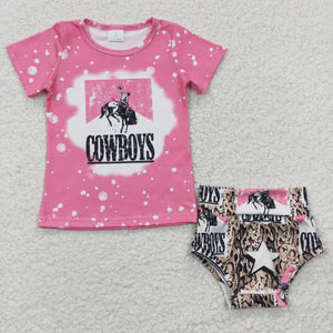 Cowboys Pink Bummies Sets