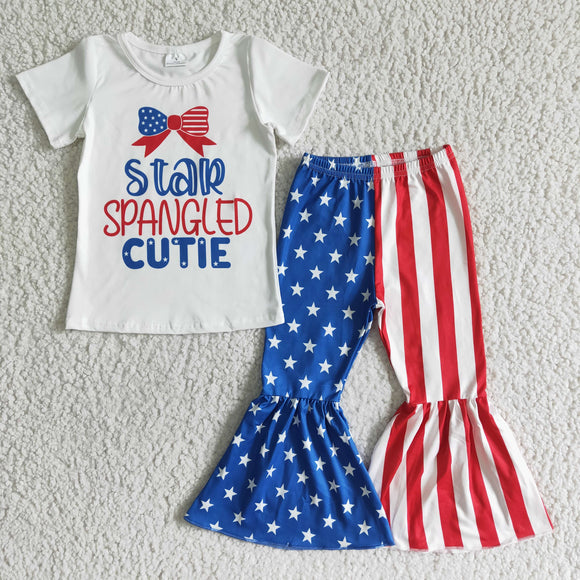 Promotional Star Spangled Cutie Girls 4th of July Outfits