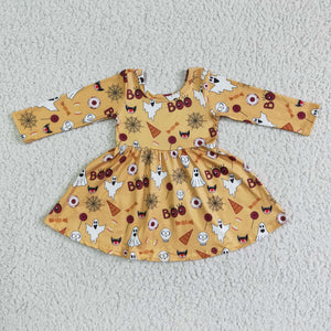 Promotional Boo Ghost Girls Halloween Dress