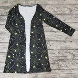 Adults Spiderweb Black Mommy & Me Cardigan Halloween Top