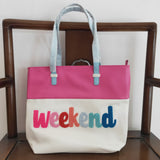 Weekend Leather Square Shoulder bag