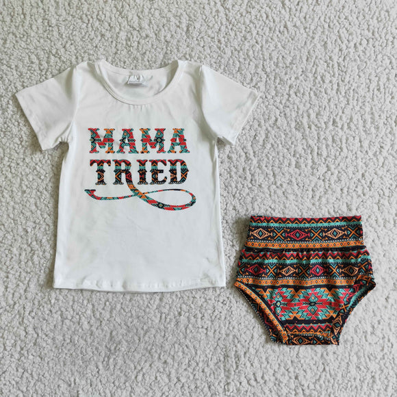 Mama Tried Aztec Bummies Sets