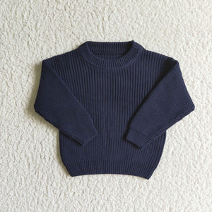 Navy Kids Sweaters