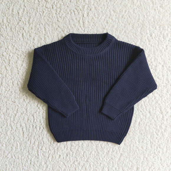 Navy Kids Sweaters
