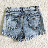 Distressed Jeans Denim Shorts