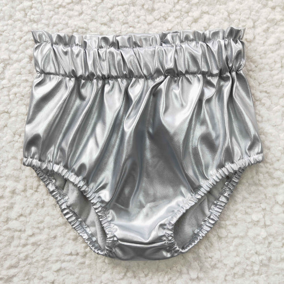 Leather Silvery Bummies