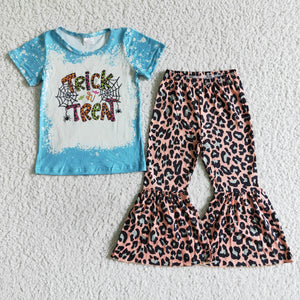 Trick or Treat Leopard Print Girls Halloween Outfits