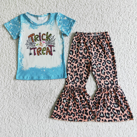 Trick or Treat Leopard Print Girls Halloween Outfits