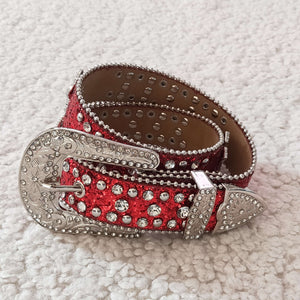 Diamond Red Kids Belt