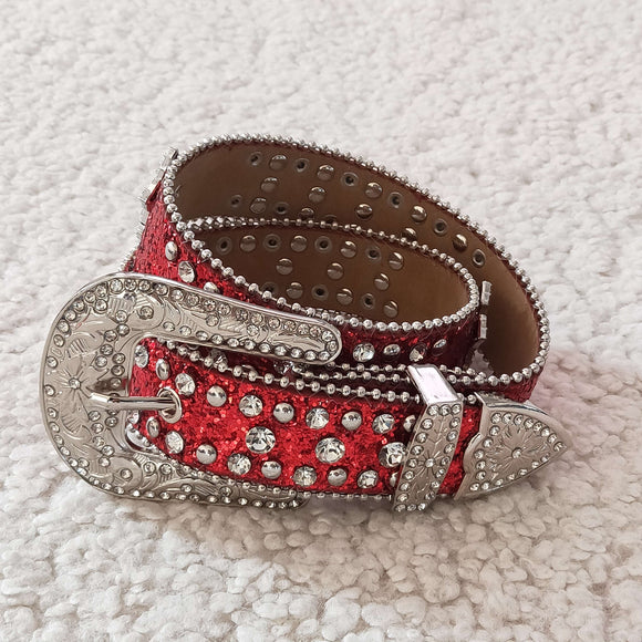Diamond Red Kids Belt
