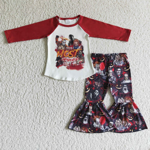 Most wonderful Red White Black Girls Halloween Outfits