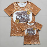 MINI Sunflower Brown Short Sleeve Top Mommy & Me