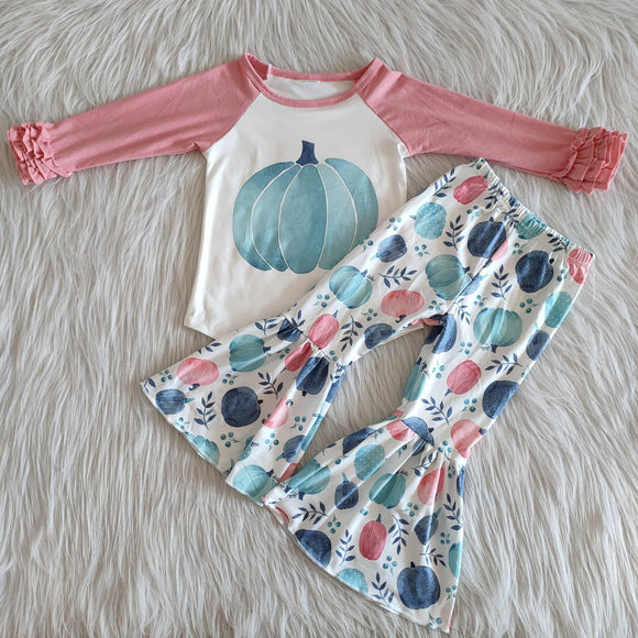 Blue Pumpkin Pink Girls Long Sleeve+ Trousers Sets