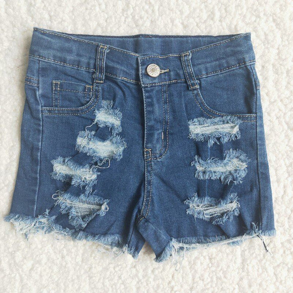 Kids Mommy & Me Distressed Jeans Denim Shorts