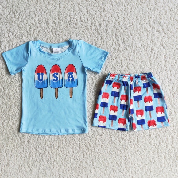 Promotional USA Popsicle Boys 4th of July Outfits