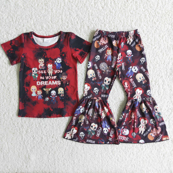 Dreams Tie Dye Red Girls Halloween Outfits