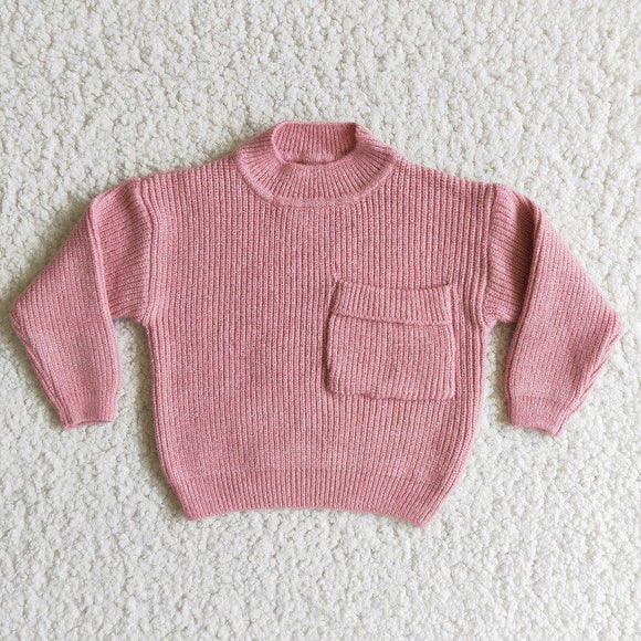 Promotional Pink Pocket Kids Sweaters