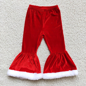 Red Velvet Christmas Pants