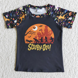 Black Boys Halloween Top