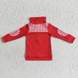 Polo Cartoon Red Boys Long Sleeve Top