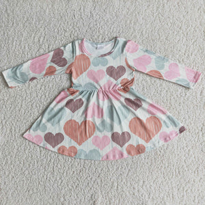 Promotional Love Light Girls Valentine Dress