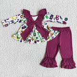 Big Bow Girls Mardi Gras Outfits