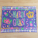 Purple Mardi Gras Blankets