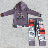 Got Mud Gray Boys Fall Hoodie Sets