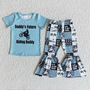 Promotional Daddy's future riding buddy Green Popular Cartoon