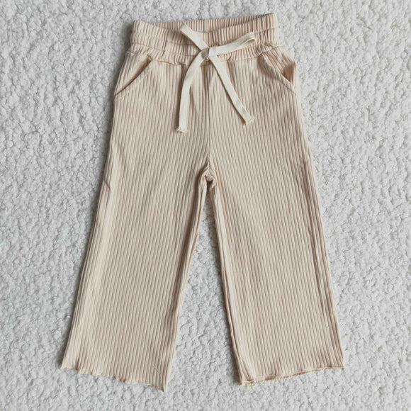 5 Colors Girls Khaki Cotton Pants