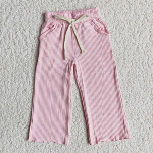 5 Colors Girls Pink Cotton Pants